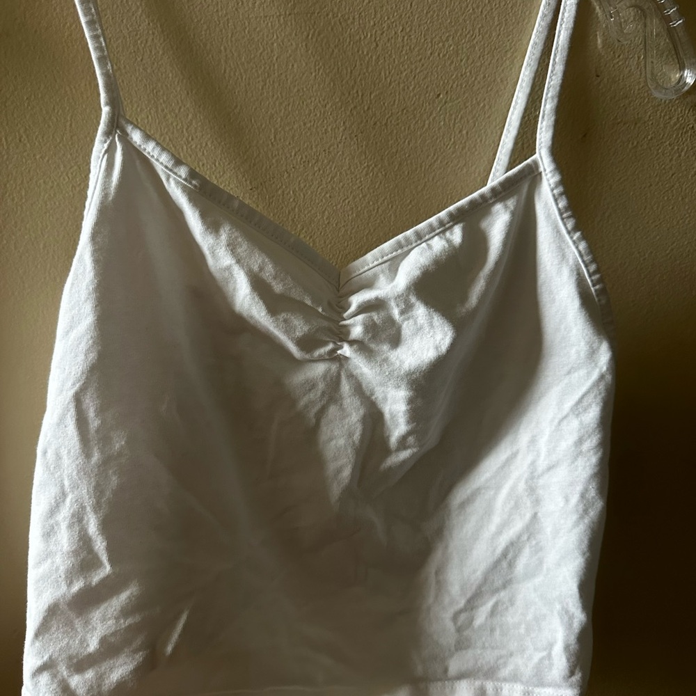 Divided White V-Neck Camisole